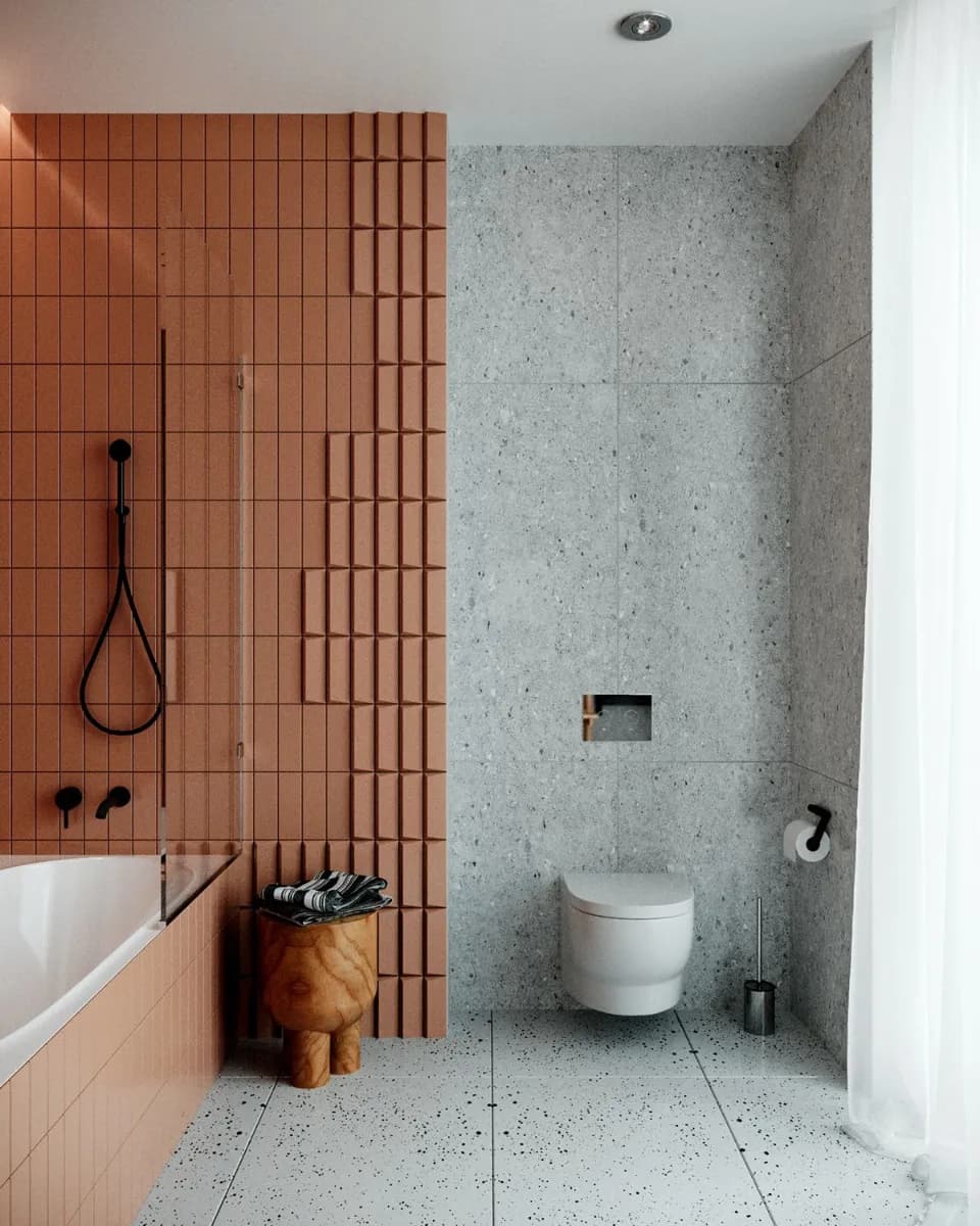 Modern Bathroom Designs – Sleek & Stylish Interiors GR-BTH-MOD-1099