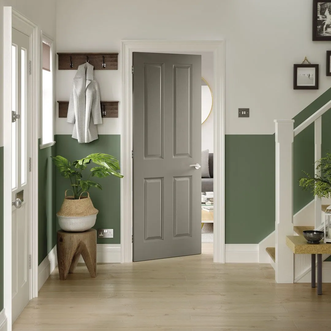 Solid Wood Interior Door with Classic Panels GR-DR-IDR-1021