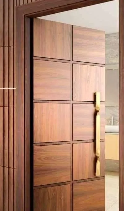 Rustic Oak Door with Natural Finish GR-DR-TWD-1045