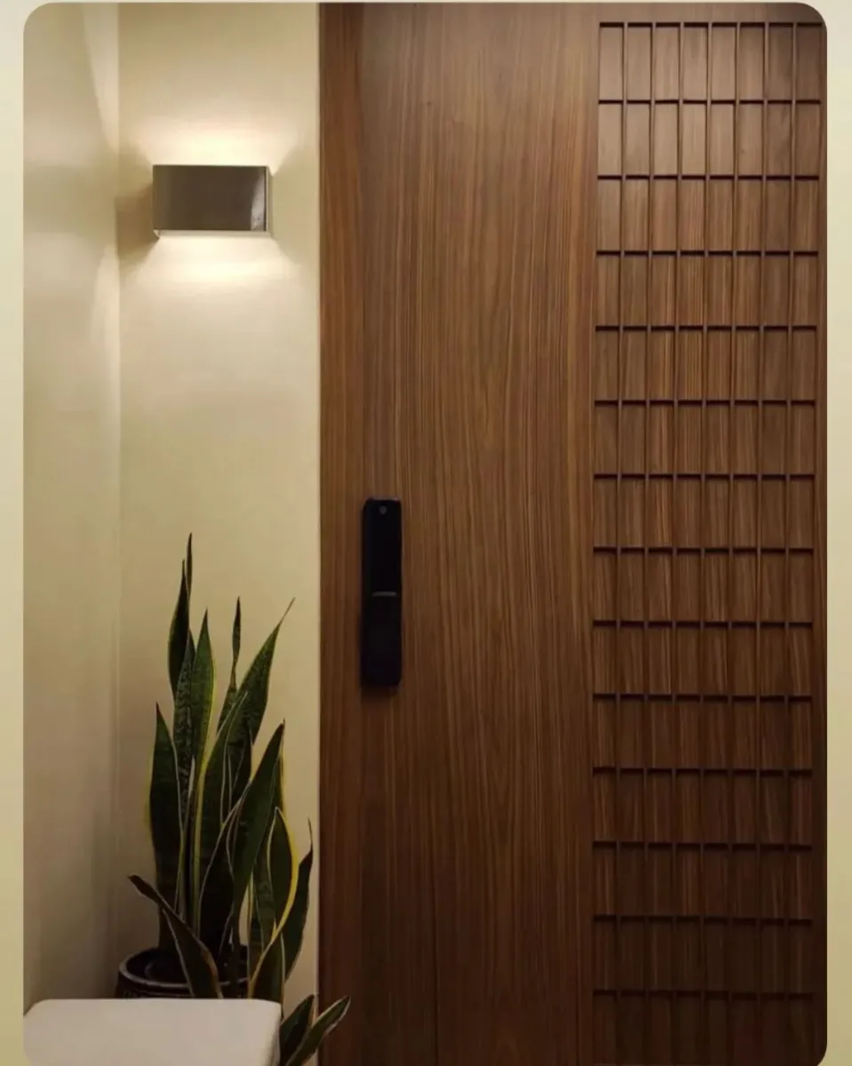 Premium Walnut Door with Decorative Panels GR-DR-TWD-1047