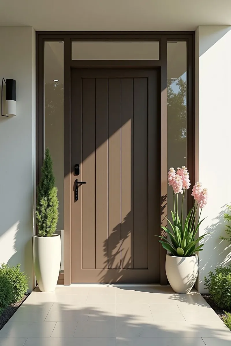 Elegant Aluminium Clad Door with Glass Inserts GR-DR-ACD-1050