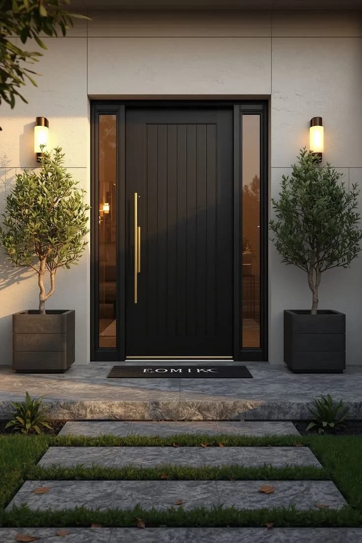 Contemporary Slim Frame Aluminium Door GR-DR-ACD-1051