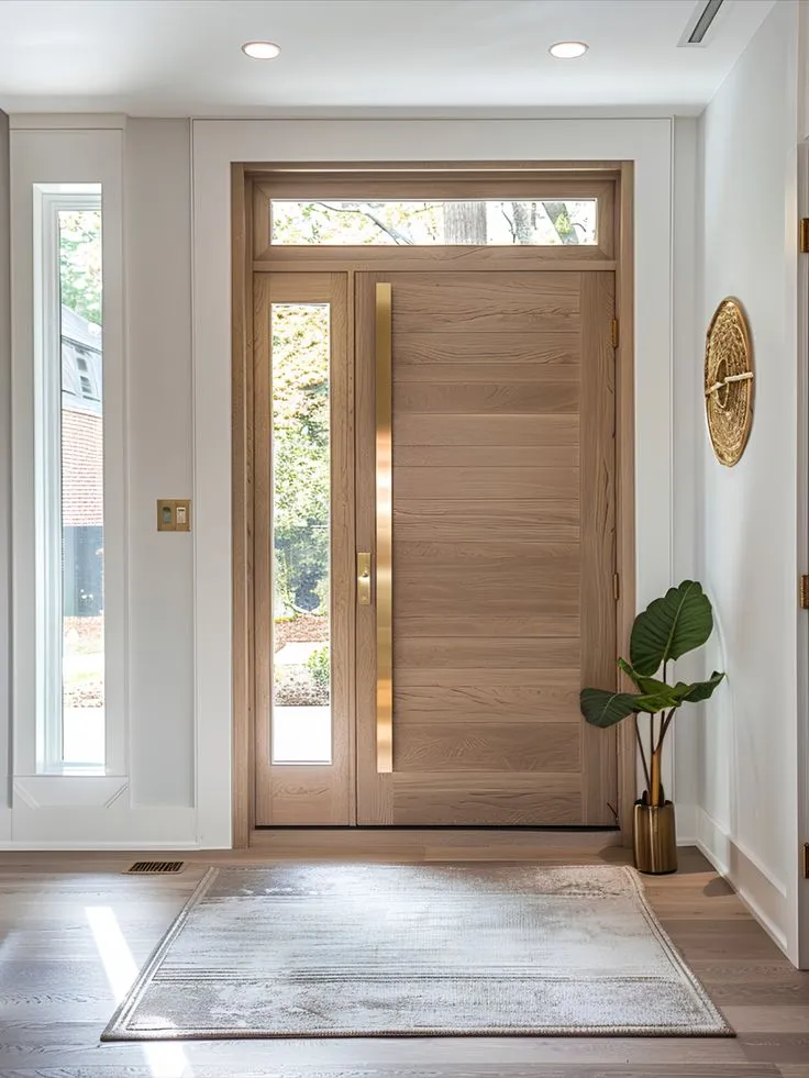 Large Panel Aluminium Clad Door with Minimalist Design GR-DR-ACD-1053
