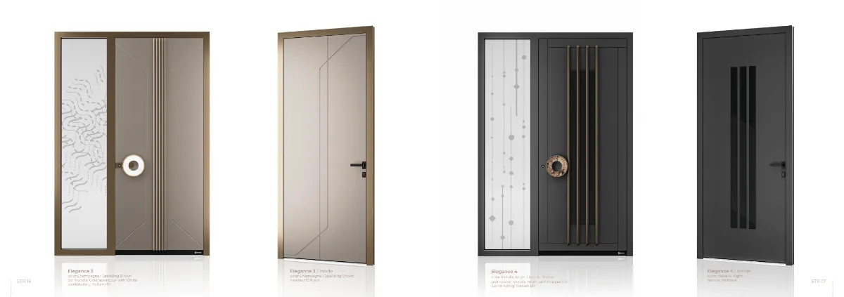 Champagne & Sparkling Brown Finish | Gold Splendour Handle | Pattern 67 Glass GR-DR-ALD-1428
