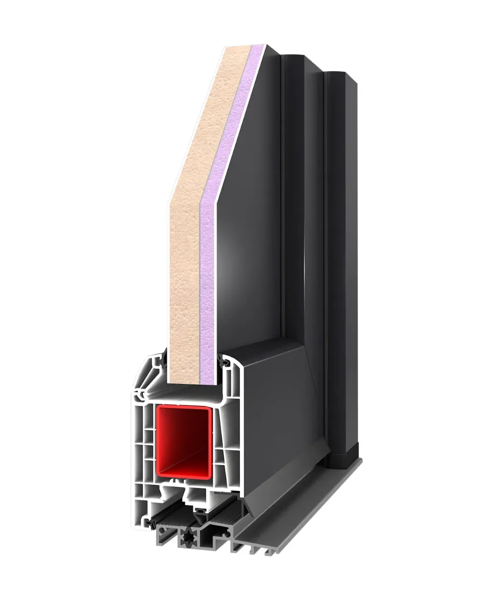 PVC sandwich panel GR-DR-PVC-1458