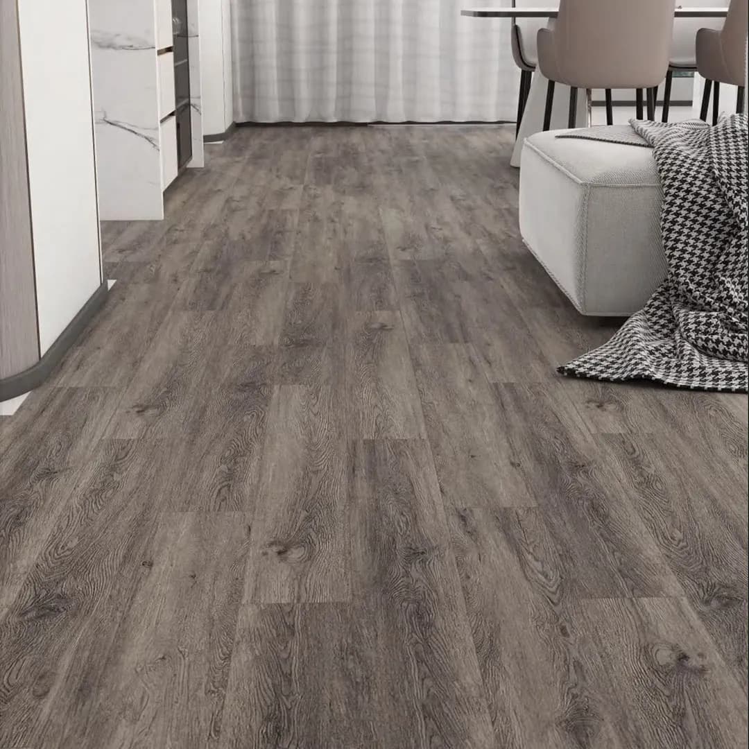 Oxford Grey SPC Flooring 1220x183x6mm | Modern Waterproof Grey Wood Vinyl Planks GR-FLS-LFL-1250