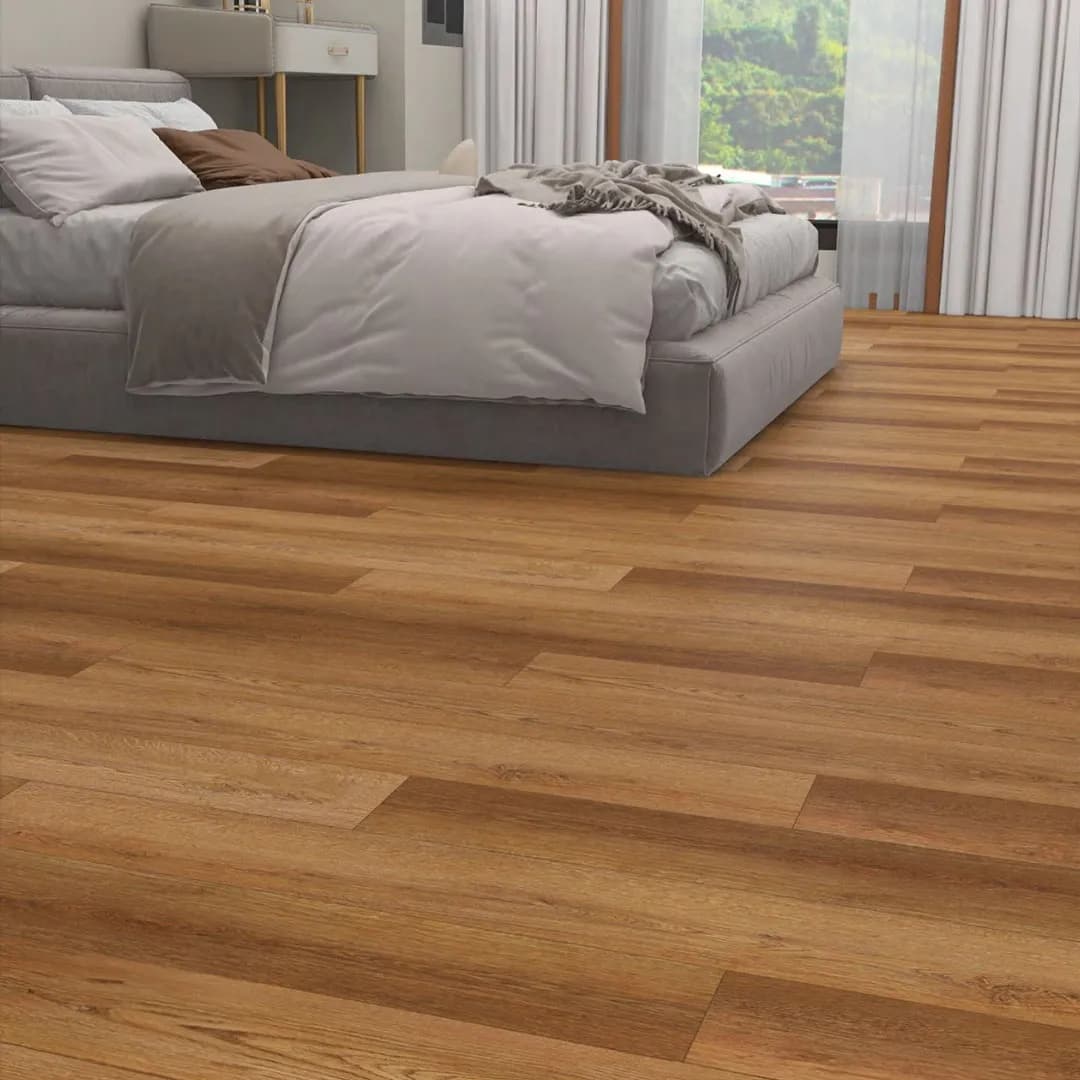 Swiss Oak SPC Flooring 1220x183x6mm | Natural Wood Effect Waterproof Vinyl Click Planks GR-FLS-LFL-1251