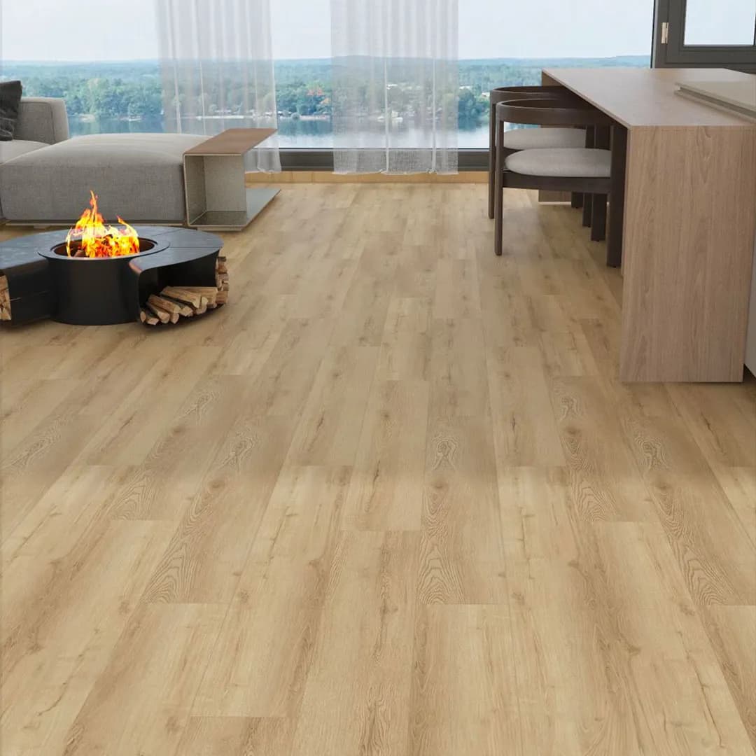 Sahara Oak SPC Flooring 1220x183x6mm | Light Natural Wood Effect Waterproof Vinyl Planks GR-FLS-LFL-1252