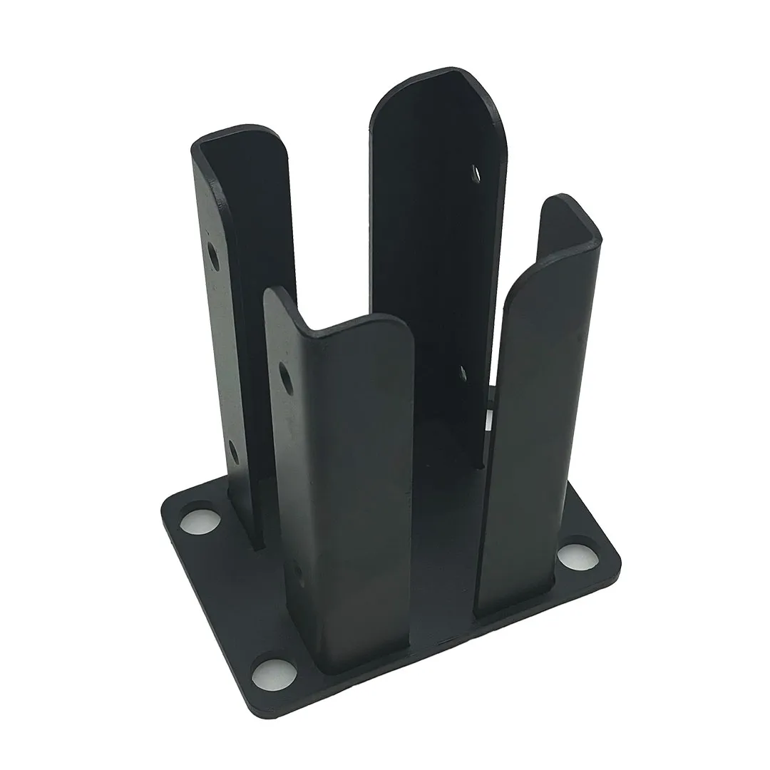 Composite Fencing Post Mount for Aluminium Post 155x90 | Secure Fence Installation Base System GR-OEX-FNA-1299