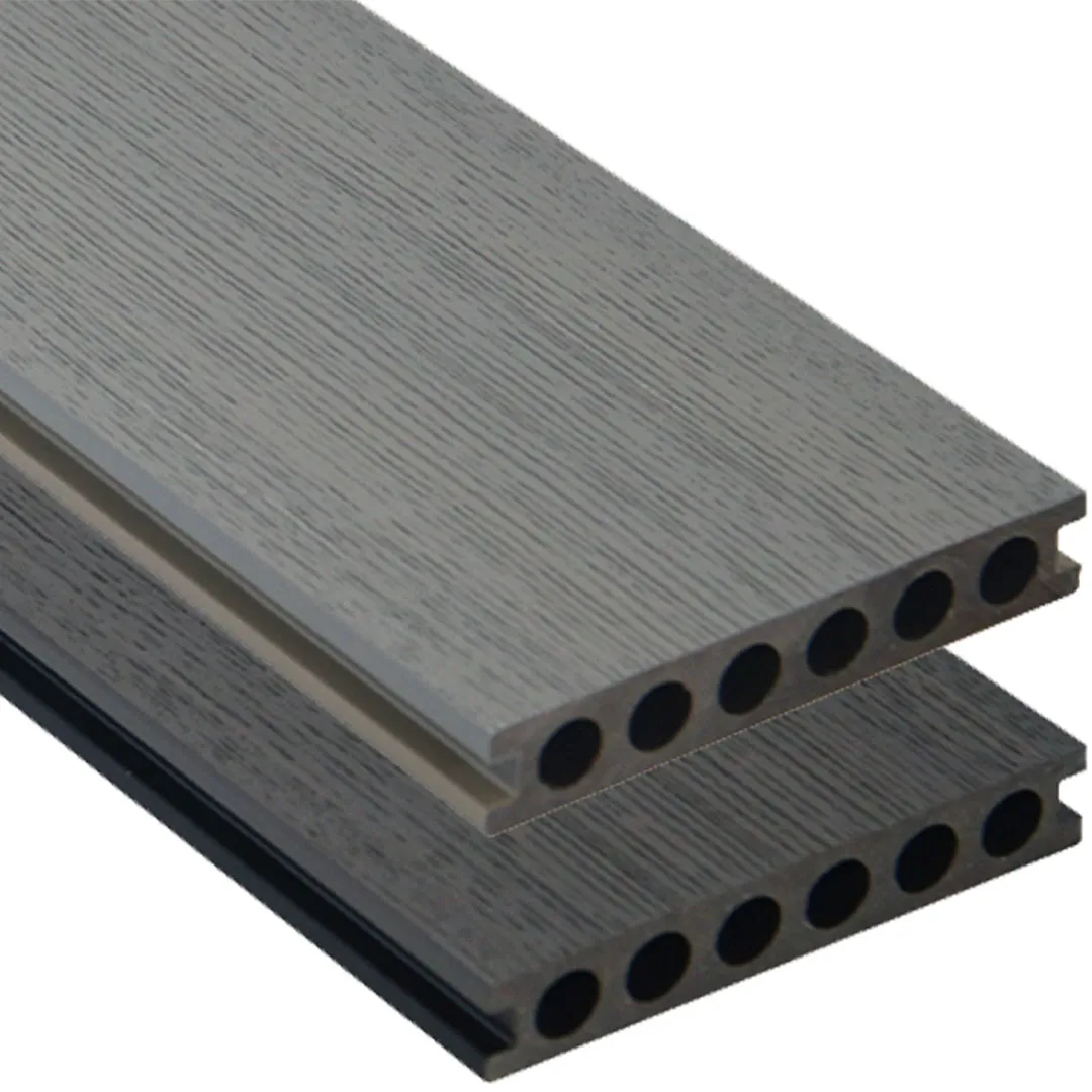 Dual Tone Composite Decking Charcoal & Anthracite 5000x140 | Modern Dark Wood Effect Deck Boards GR-SCW-CST-1279