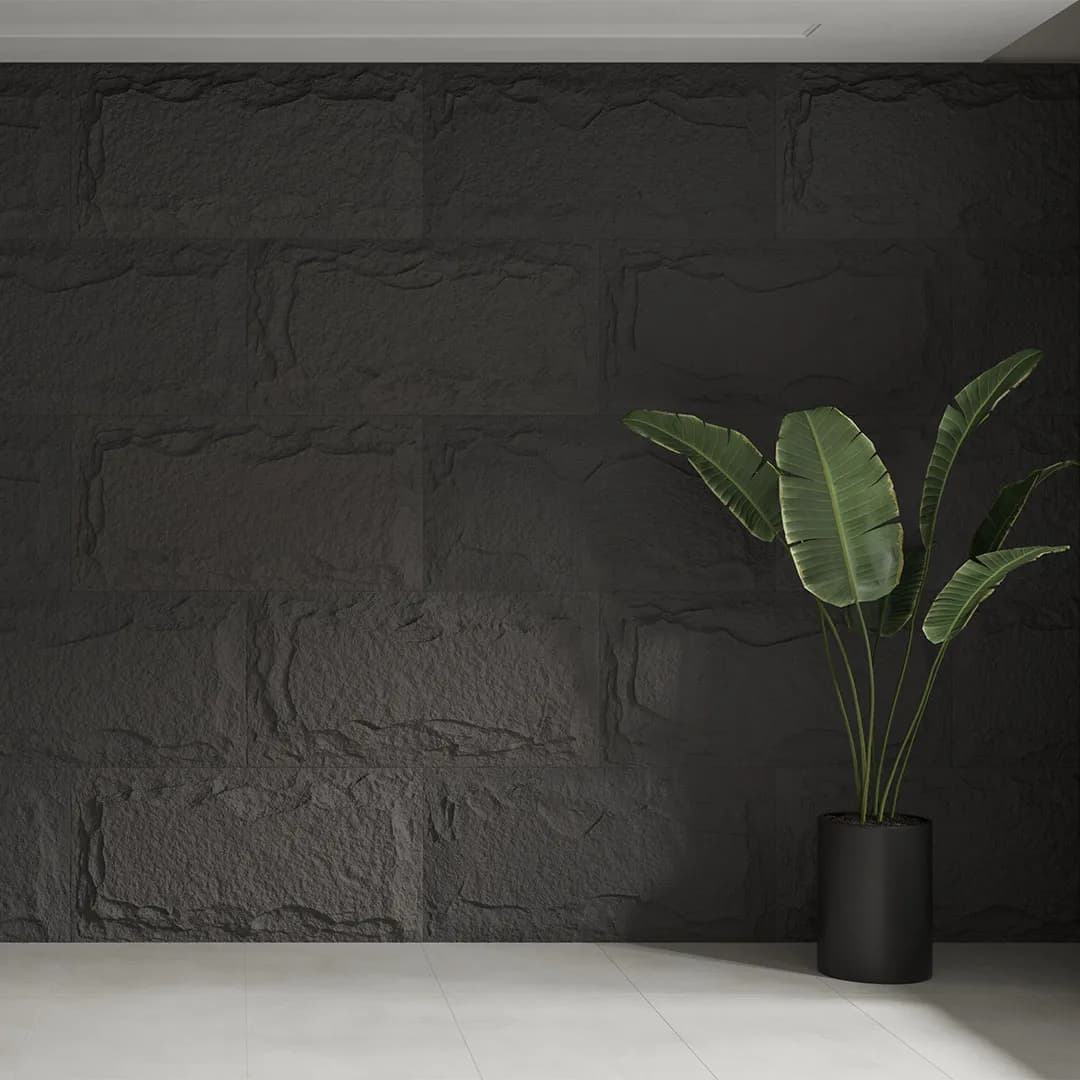 Pebble Grey Stone PU Wall Panel 1200x600x50mm GR-WIF-PUS-1232