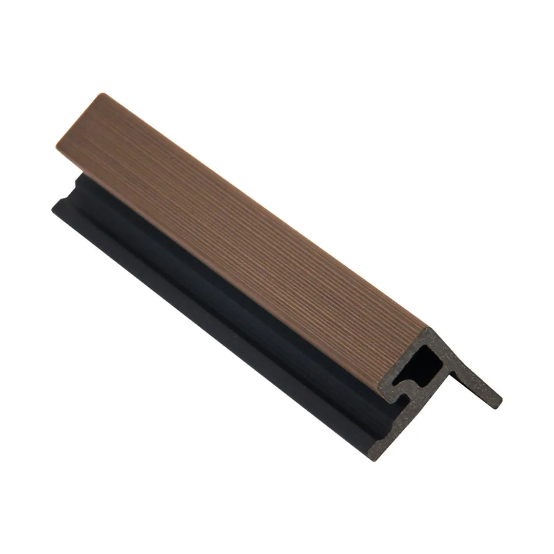 Blackline Series Teak End Trim for Composite Slat Wall 3660x55 GR-WIF-CSB-1305