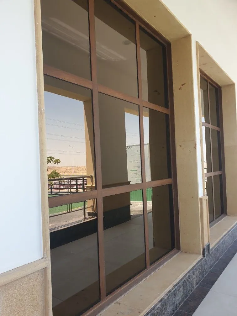 Frosted Glass Aluminium Window GR-WIN-ALW-1062