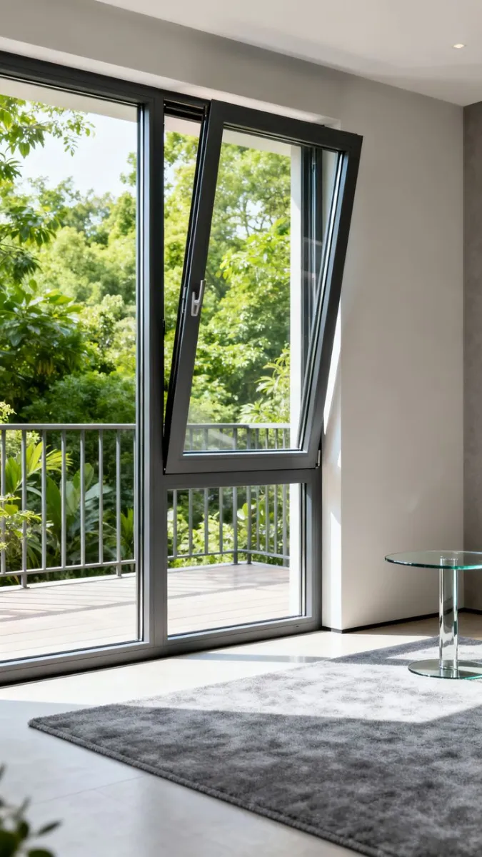 Sliding uPVC Window with Wide Panels GR-WN-UPW-1065